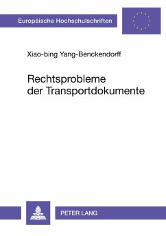Cover Rechtsprobleme der Transportdokumente