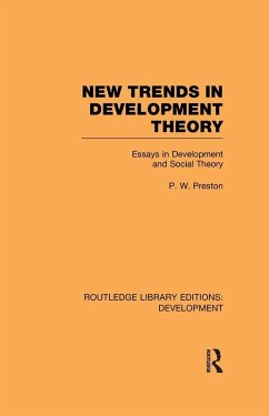 New Trends in Development Theory (eBook, PDF) - Preston, Peter