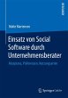 Einsatz von Social Software durch... - Bild 1