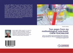 Two pages from my methodological note-book: CHEM-TEACH&LEAR