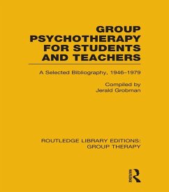 Group Psychotherapy for Students and Teachers (eBook, PDF)