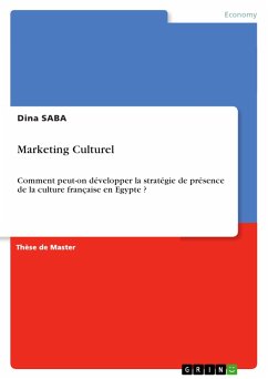 Marketing Culturel. Comment peut-on développer la stratégie de présence de la culture française en Egypte? - Saba, Dina