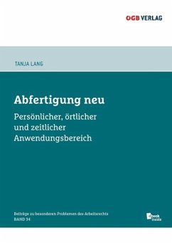 Abfertigung neu - Lang, Tanja