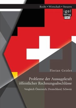 Probleme der Aussagekraft öffentlicher Rechnungsabschlüsse: Vergleich Österreich, Deutschland, Schweiz - Geisler, Florian