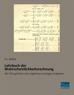 Lehrbuch der Wahrscheinlichkeitsrechnung - Bobek, K. J.