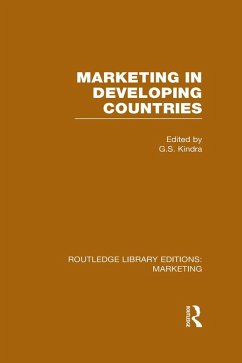 Cover Marketing in Developing Countries (RLE Marketing) (eBook, PDF)