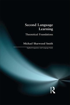 Second Language Learning (eBook, PDF) - Smith, Michael Sharwood; Candlin, Christopher N.