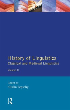 Cover History of Linguistics Volume II (eBook, ePUB)