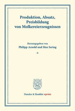 Produktion, Absatz, Preisbildung von Molkereierzeugnissen.