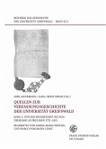 Quellen zur Verfassungsgeschichte der Universität Greifswald. Band 3 (eBook, PDF)
