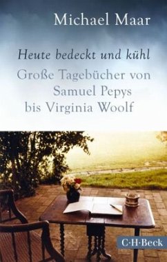 Cover Heute bedeckt und kühl. Große Tagebücher von Samuel Pepys bis Virginia Woolf