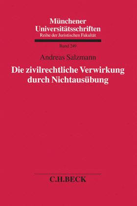 Die zivilrechtliche Verwirkung durch Nichtausübung Die zivilrechtliche Verwirkung durch Nichtausübung