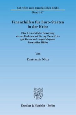 Cover Finanzhilfen für Euro-Staaten in der Krise.
