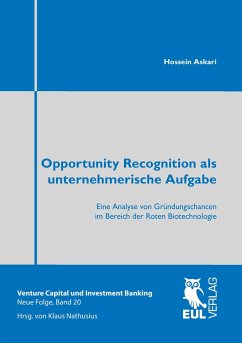 Opportunity Recognition als unternehmerische Aufgabe - Askari, Hossein