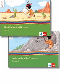 Cover Mein Anoki-Übungsheft - Lesen C+D, Klasse 1/2, 2 Hefte / Mein Indianerheft