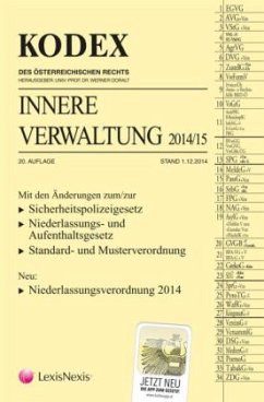 Cover Kodex Innere Verwaltung 2014/15