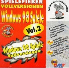 Cover Windows 98 Spiele, 1 CD-ROM. Vol.2 / Spielefieber Vollversionen, CD-ROMs