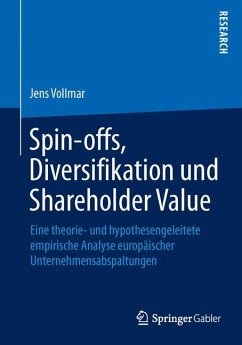 Spin-offs, Diversifikation und Shareholder Value - Vollmar, Jens