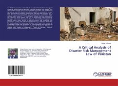 A Critical Analysis of Disaster Risk Management Law of Pakistan - Ahmed, Zubair