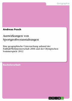 Auswirkungen von Sportgroßveranstaltungen (eBook, PDF)