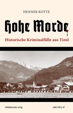 Hohe Morde (eBook, ePUB) - Kotte, Henner