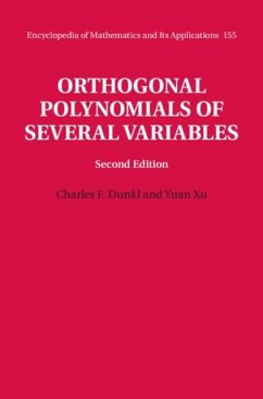 Orthogonal Polynomials of Several Variables (eBook, PDF) - Dunkl, Charles F.