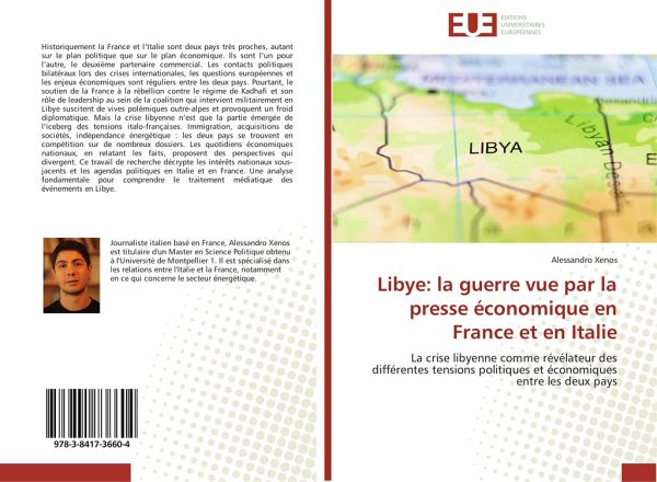 Libye: la guerre vue par la presse économique en France et en Italie Libye: la guerre vue par la presse économique en France et en Italie