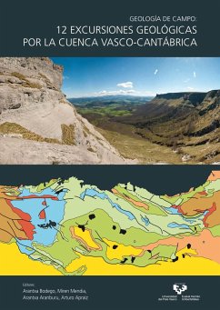 Geología de campo : 12 excursiones geológicas por la Cuenca Vasco-Cantábrica - Apraiz Atutxa, Arturo; Bodego Aldasoro, Arantxa . . . [et al.