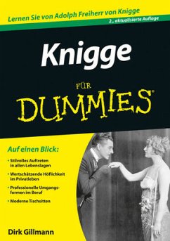 Knigge für Dummies (eBook, ePUB) - Gillmann, Dirk