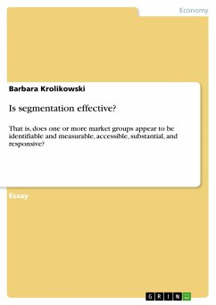 Is segmentation effective? - Krolikowski, Barbara