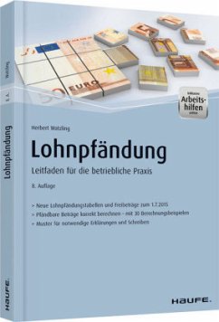 Cover Lohnpfändung - mit Arbeitshilfen online