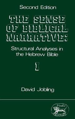Sense of Biblical Narrative, I (eBook, PDF) - Jobling, David