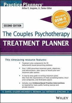 The Couples Psychotherapy Treatment Planner, with Dsm-5 Updates - O'Leary, K Daniel; Heyman, Richard E; Berghuis, David J