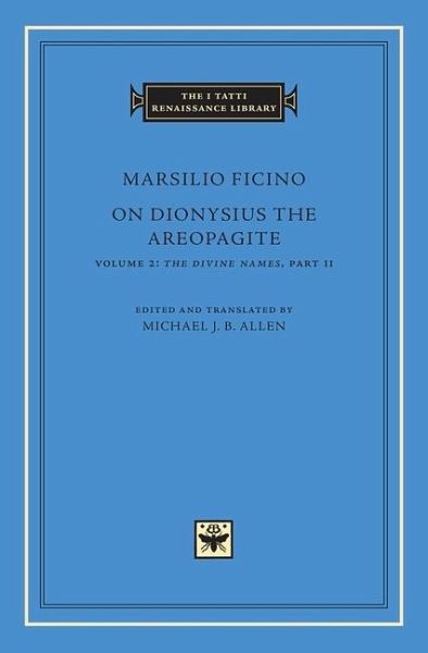 On Dionysius the Areopagite