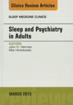 Cover Sleep and Psychiatry in Adults, an Issue of Sleep Medicine Clinics