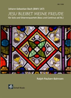 Cover Jesu bleibet meine Freude, für Solo und Gitarrenquartett (Bass und Continuo ad lib.)