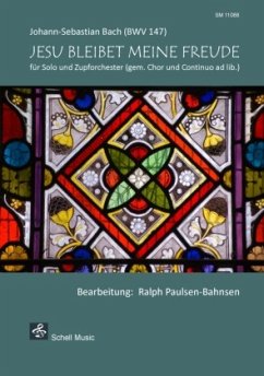 Jesu bleibet meine Freude, für Solo und Zupforchester (gem. Chor und Continuo ad lib.) - Paulsen-Bahnsen, Ralph