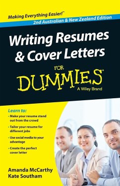 Writing Resumes and Cover Letters for Dummies - Australia / Nz - McCarthy, Amanda; Southam, Kate