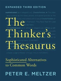 The Thinker's Thesaurus - Meltzer, Peter E.