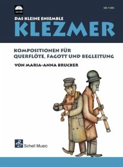 Klezmer - Das kleine Ensemble, für Querflöte, Fagott und Begleitung, m. Audio-CD - Brucker, Maria-Anna