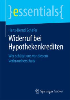 Widerruf bei Hypothekenkrediten - Schäfer, Hans-Bernd