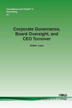 Corporate Governance, Board Oversight, and CEO Turnover