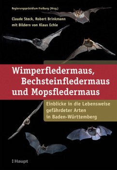 Cover Wimperfledermaus, Bechsteinfledermaus und Mopsfledermaus