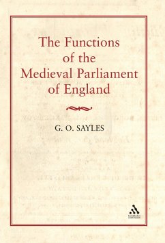 Cover Functions of the Medieval Parliament of England (eBook, PDF)