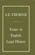 Essays in English Legal History (eBook,... - Bild 1