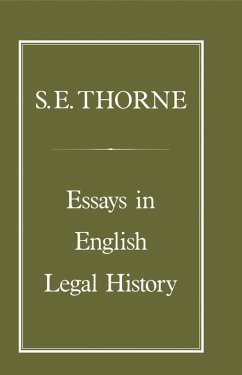 Cover Essays in English Legal History (eBook, PDF)