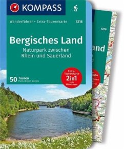 KOMPASS Wanderführer Bergisches Land, Naturpark zwischen Rhein und Sauerland, m. 1 Karte - Gorges, Hans J.