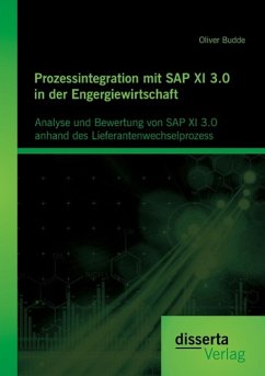 Prozessintegration mit SAP XI 3.0 in der Engergiewirtschaft: Analyse und Bewertung von SAP XI 3.0 anhand des Lieferantenwechselprozess - Budde, Oliver