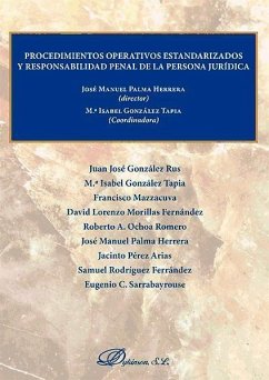 Procedimientos operativos estandarizados y responsabilidad penal - Palma Herrera, José Manuel