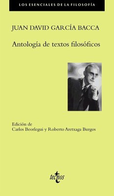 Antología de textos filosóficos - García Bacca, Juan David